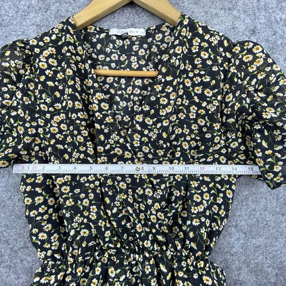 Purple Snow Dress Womens Small Daisy Cottagecore Romantic Soft Girl Coquette - Picture 7 of 8